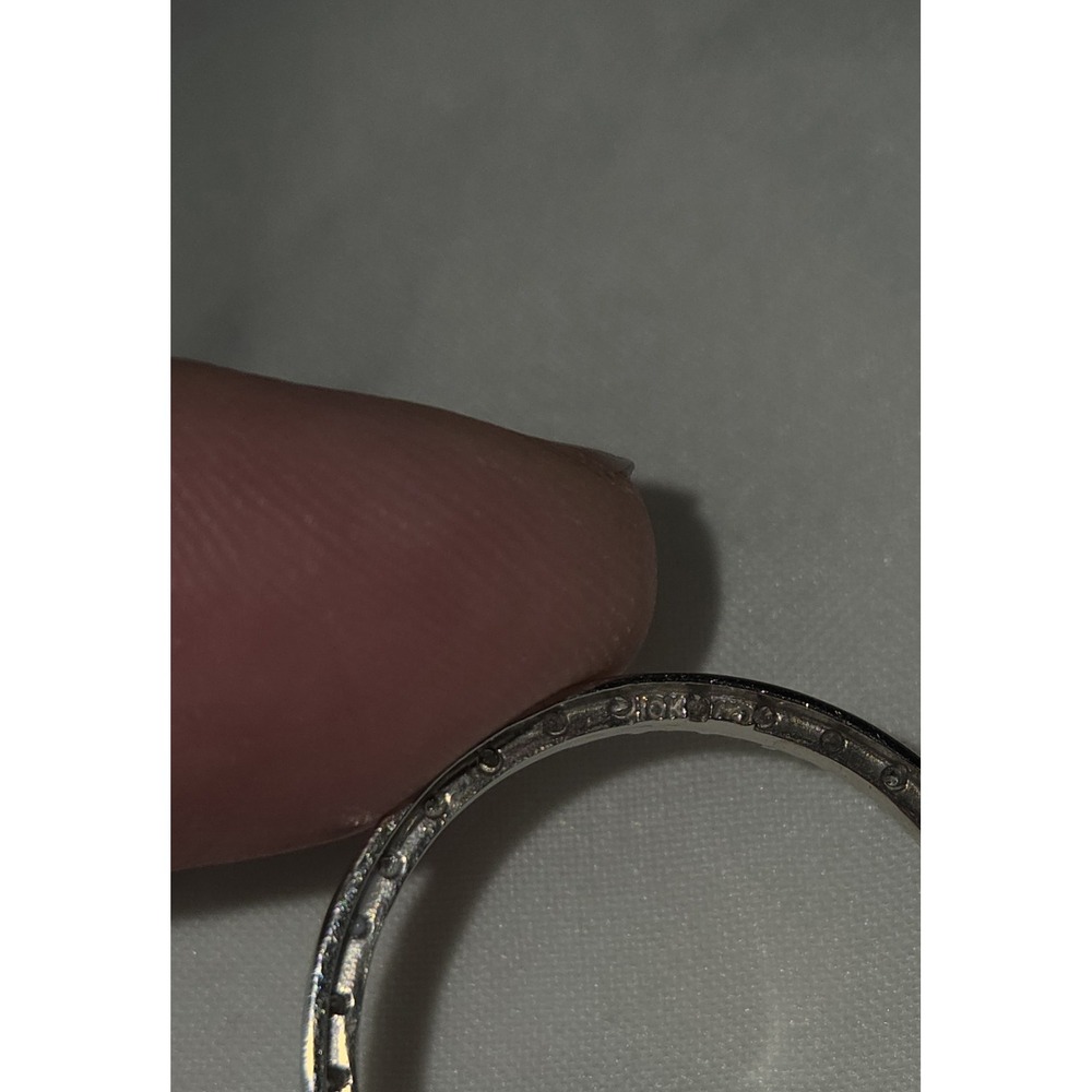 10K White Gold and Diamond Circle Of Life Pendant. 0.5 Diamond - Picture 2 of 6